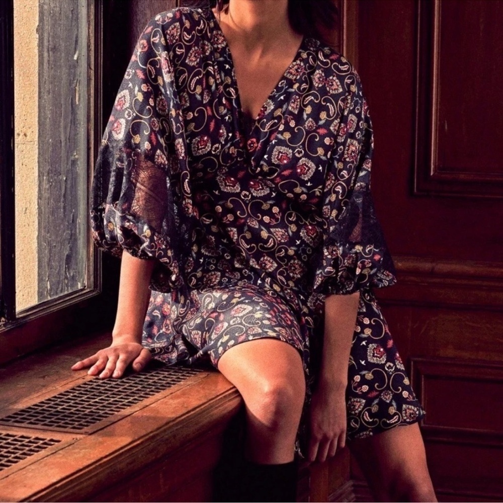 Anthropologie Sachin And Babi Floral Garden Dress - Picture 2 of 10